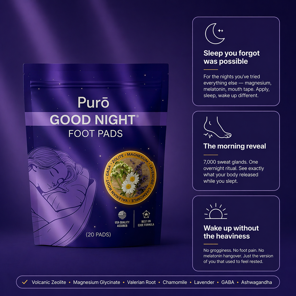 Purō Overnight Detox Foot Pads